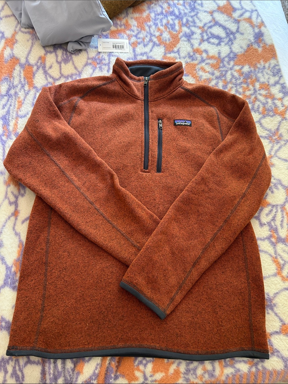 Patagonia Men's Half-Zip better sweater orange - rust Medium